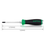 Obeng Go-Thru Phillips Screwdrivers PH1 Toptul FBGB0108-0