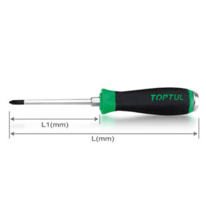 Obeng Go-Thru Phillips Screwdrivers PH2 Toptul FBGB0210-0