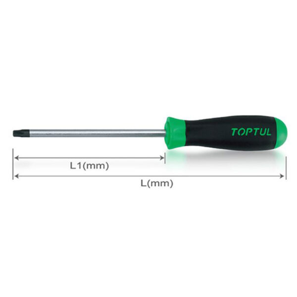 Obeng Star Anti-Slip Screwdrivers T27 Toptul FFAB2710-0