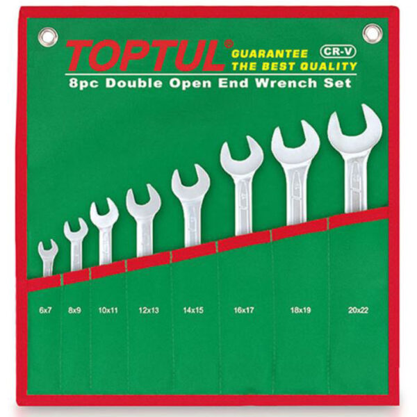 Kunci Kombinasi Double Open End Wrench Set 8Pcs Toptul GAAA0812-34213
