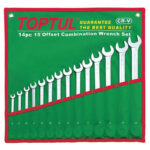 Kunci Kombinasi Long Combination Wrench Set 15° Offset 14Pcs Toptul GAAA1402-0