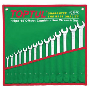 Kunci Kombinasi Long Combination Wrench Set 15° Offset 26Pcs Toptul GAAA2602-0
