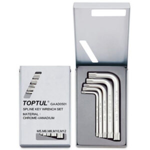 Kunci L Spline Key Wrench Set 5pcs Toptul GAAD0501-0