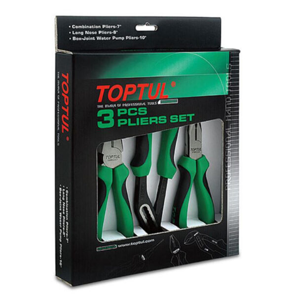 Tang Pliers Set 3pcs Toptul GAAE0303-0