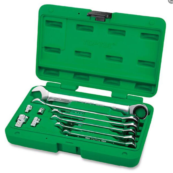 Kunci Kombinasi Pro-Series Ratchet Combination Wrench Set 10pcs Toptul GAAI1004-34570