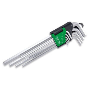 Kunci L Hex Key Extra Long Type Wrench Set 9pcs Toptul GAAL0912-0