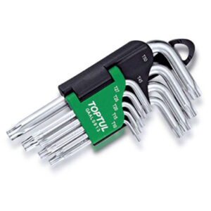 Kunci L Star Key Short Type Wrench Set 9pcs Toptul GAAL0913-0