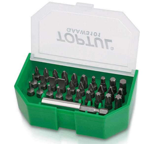 Mata Obeng Screwdriver Bit Set 31 Pcs TOPTUL GAAW3101-34167