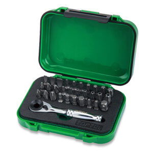 Mata Obeng 1/4" Hex Drive Mini Ratchet Bit Set 31 Pcs TOPTUL GABW3103-0
