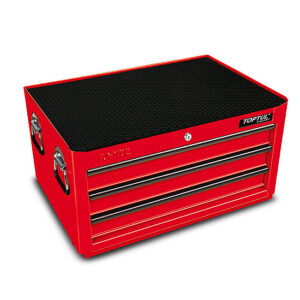Kunci Set W/3-Drawer Tool Chest - 157PCS Mechanical Tool Set GENERAL SERIES RED TOPTUL GCAZ0032-0