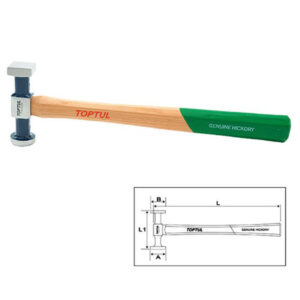 Palu Light Bumping Hammer - Flat Face 91mm Toptul JFAA0333-0