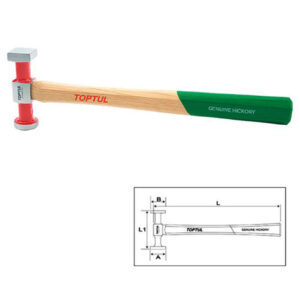 Palu Light Bumping Hammer - Crowned Face 91mm Toptul JFAA0433-0