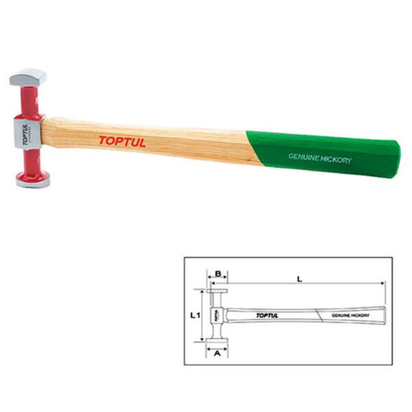 Palu Reverse Curve Hammer - Crowned Face 104mm Toptul JFAA0533-0