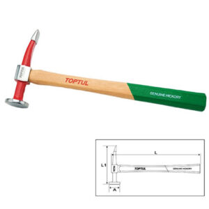 Palu Curved Pein & Finishing Hammer - Crowned Face 140mm Toptul JFAC0233-0