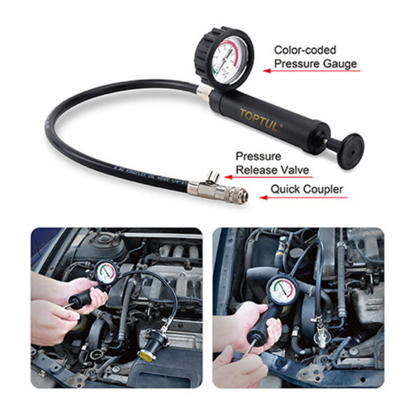 Alat Ukur Universal Radiator Pressure Tester Kit 18pcs Toptul JGAI1802-34824