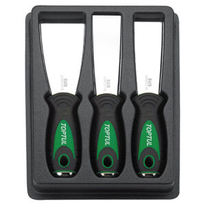 Stainless Steel Bolstered Scraper Set 3pcs Toptul JGAT0302-0