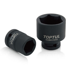 kunci Sock 1/2" DR. 6PT Flank Impact Sockets 32mm TOPTUL KABA1632-0