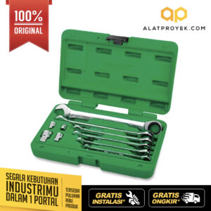 Kunci Kombinasi Pro-Series Ratchet Combination Wrench Set 10pcs Toptul GAAI1004-0