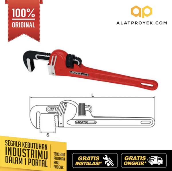 Kunci Pipa Pipe Wrench 24" Toptul DDAB1A24-0