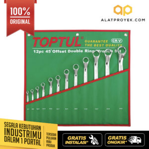 Kunci Ring Double Ring Wrench Set 45° Offset 12Pcs Toptul GAAA1202-0