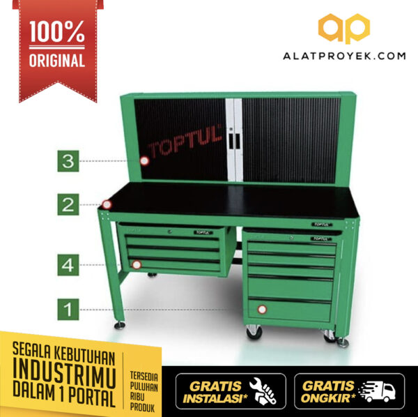 Kunci Set 157PCS Tools of Workbench TOPTUL GCAZ0005-0