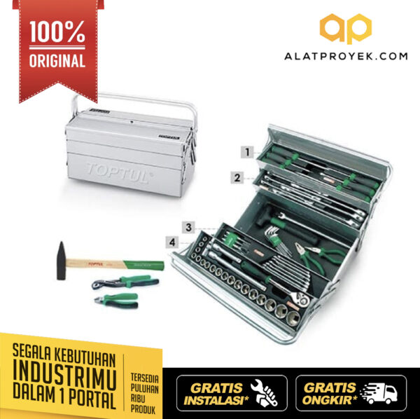 Kunci Set 63PCS Tool Chest Set TOPTUL GCAZ0039-0