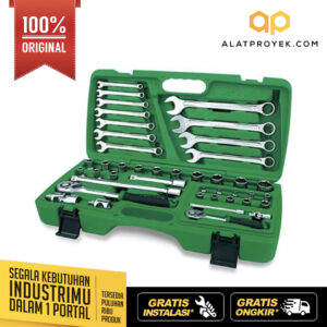 Kunci Sock Flank Socket Wrench Set 1/4" & 1/2" DR. 42pcs Toptul GAAI4201-0