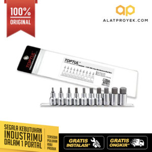 Kunci Sock Hex Bit Socket Rail Set 10pcs Toptul GAAG1005-0