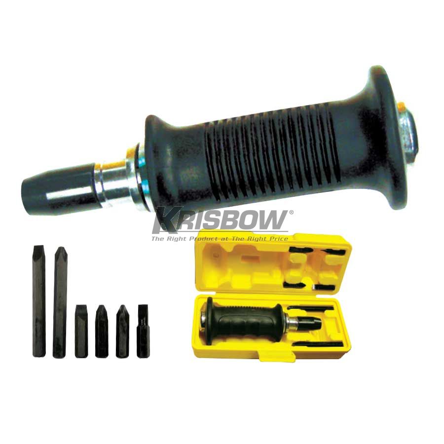 Obeng Impact Screwdriver Set With Rubber Handle Krisbow KW0102001-0