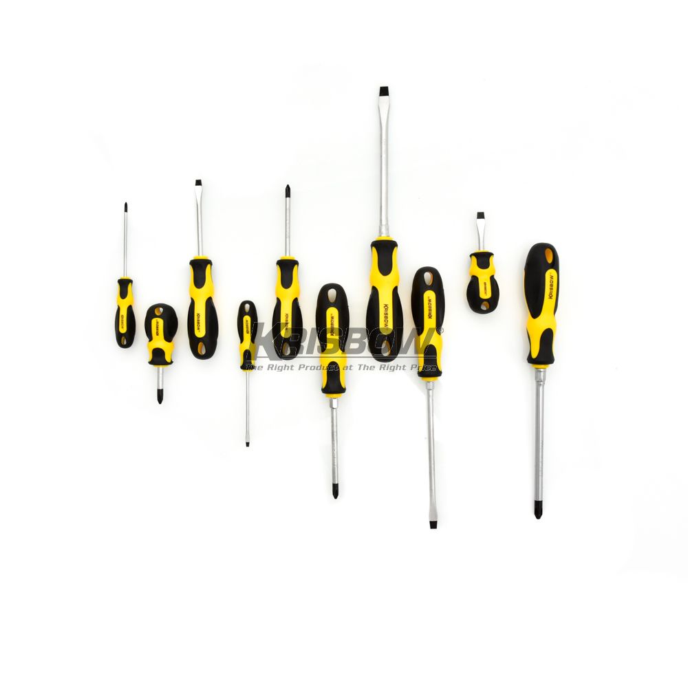 Obeng Screwdriver Set 10Pcs Krisbow KW0102647-0