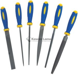 Alat Pengikir Key File 140mm 6Pcs/Set Krisbow KW0300228-0