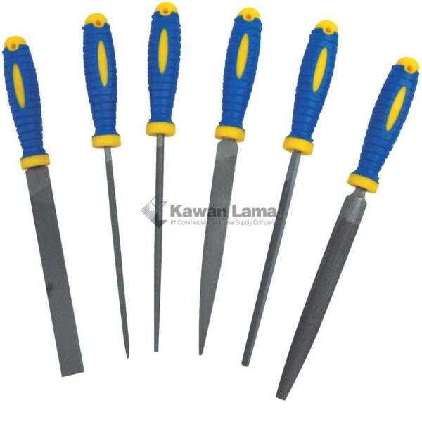 Alat Pengikir Key File 140mm 6Pcs/Set Krisbow KW0300228-33935
