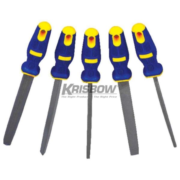Set Kikir File 8Inch 5Pcs/Set Krisbow KW0300230-0