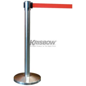 Handrail Stainless Steel With Red Belt Krisbow KW1800476-0