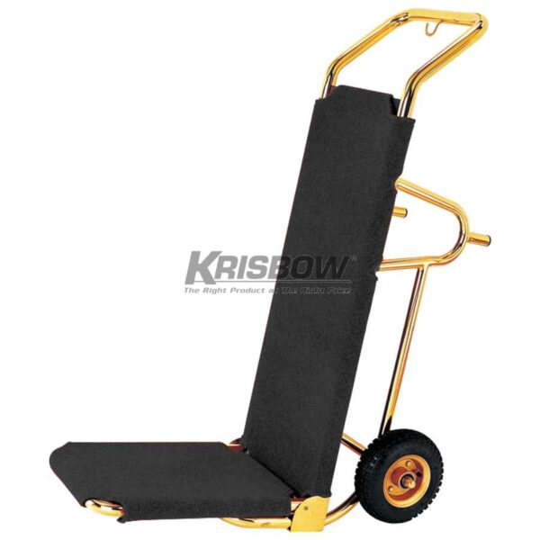 Luggage Cart Titanium Black 50 x 40 x 122Cm Krisbow KW1801314-34123