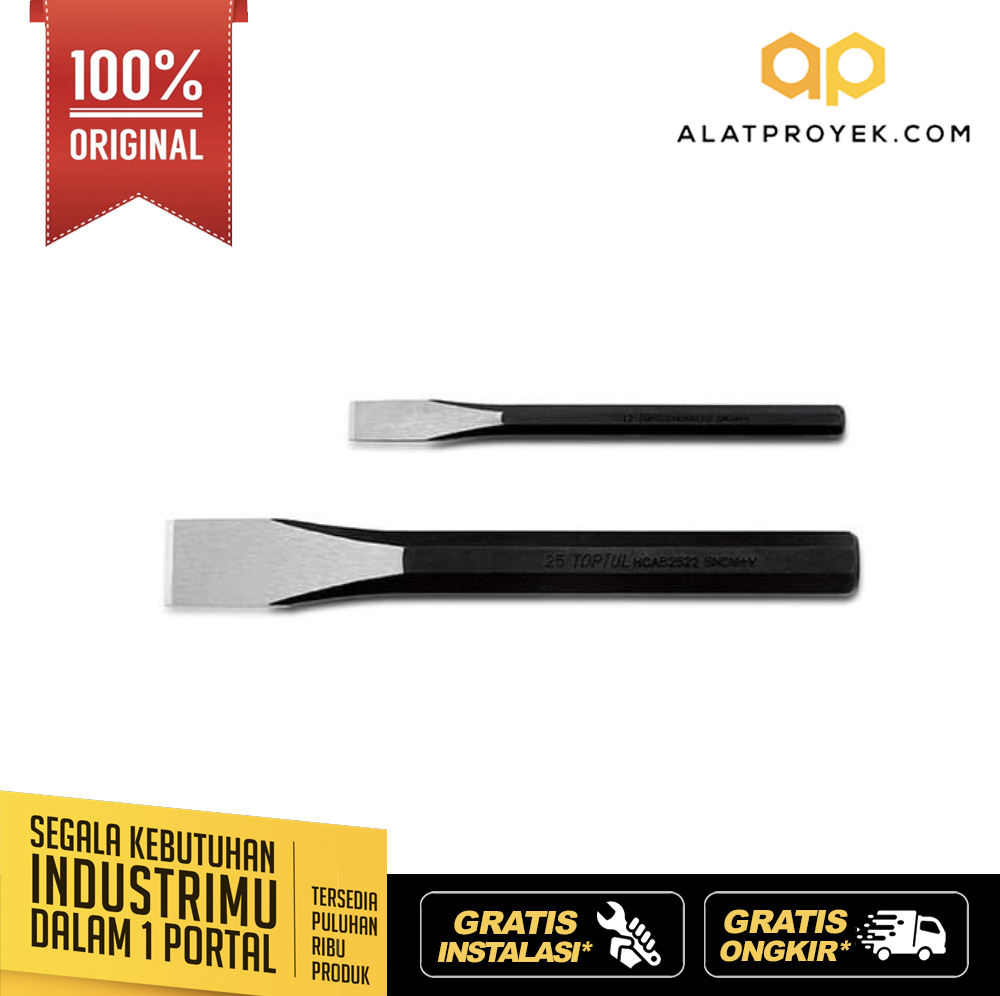 Mata Pahat Flat Chisel Size 12 mm TOPTUL HCAB1215-0
