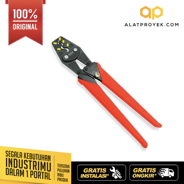 Ratchet Crimping Tool for Non-lnsulated Terminal 380mm Toptul DKBB2315-0