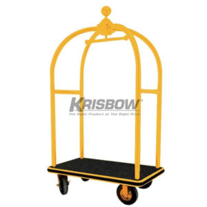 Troli Barang Luggage Cart Titanium Black 110x65x186cm Krisbow 10012453-0
