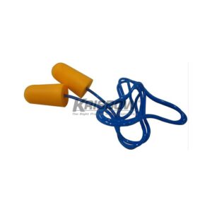 Penutup Telinga Earplug Pu Foam With Cord 100 Pair/Box 34dB Krisbow 10051444-0