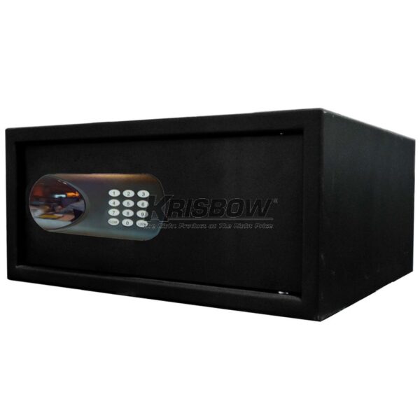 Brankas Hotel Safe Black 200x420x370 mm Krisbow 10058036-35012