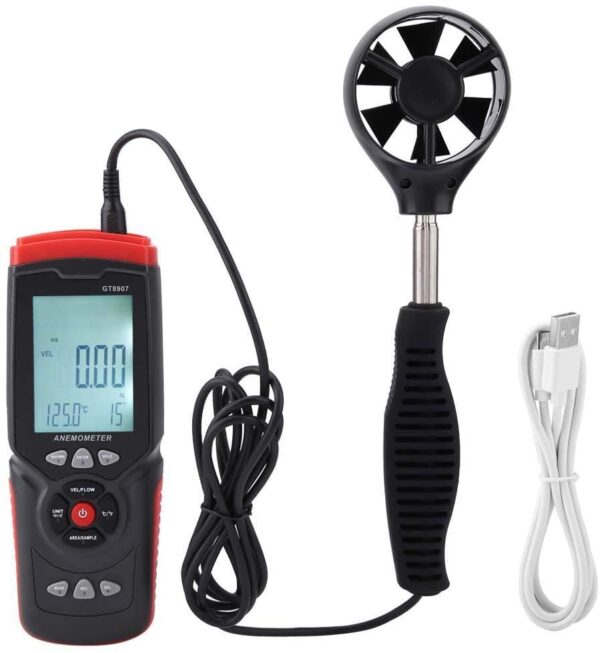 Alat Ukur Kecepatan Angin Air Flow Digital Anemometer Benetech GT8907-35419