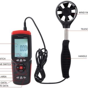 Alat Ukur Kecepatan Angin Air Flow Digital Anemometer Benetech GT8907-0