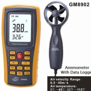 Alat Ukur Kecepatan Angin Anemometer Data Logger Benetech GM8902-0