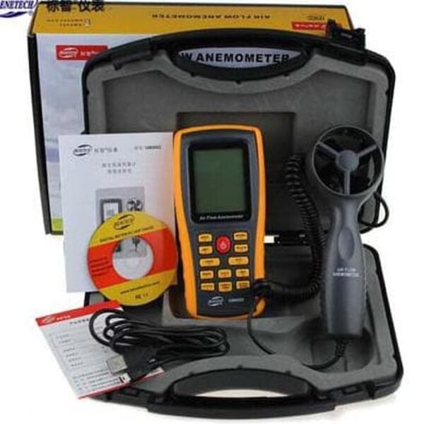 Alat Ukur Kecepatan Angin Anemometer Data Logger Benetech GM8902-35410
