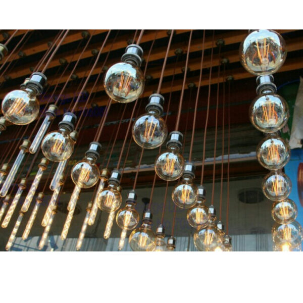 Lampu Led Bulb Bohlam Edison / Cafe / Antik / Pijar/ Dekorasi 4W Bulat-35312