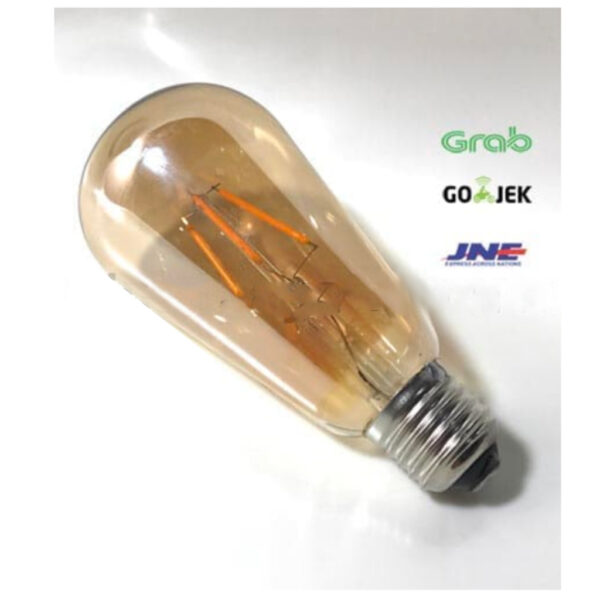 Lampu Led Bulb Bohlam Edison / Cafe / Antik / Pijar / Dekorasi 4W Oval-35310
