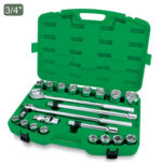 Kunci Sock Professional Grade Flank Socket Set 3/4" DR. 6PT 21pcs Toptul GCAI2102-0