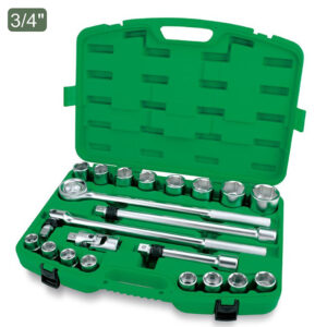 Kunci Sock Professional Grade Flank Socket Set 3/4" DR. 6PT 21pcs Toptul GCAI2102-0