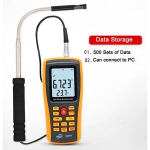 Alat Ukur Kecepatan Angin Hot Wire Anemometer Benetech GM8903-0