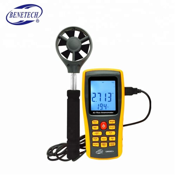 Alat Ukur Kecepatan Angin Air Flow Digital Anemometer Benetech GM8902+-35415